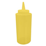 ISBW SBY-12 PLTHSB012Y Botella Dispensador exprimible Amarillo 12 Oz (354.88 ml) Utensilios ISBW