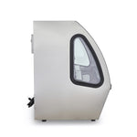 Vitrina Exhibidora Vidrio Curvo 152cm Acero Inox Torrey DRD5-AI