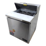Mesa Refrigerada Para Preparación Ensaladas 1 Puerta Acero Inox 6.9 Pies Asber APTS-27-8 HC