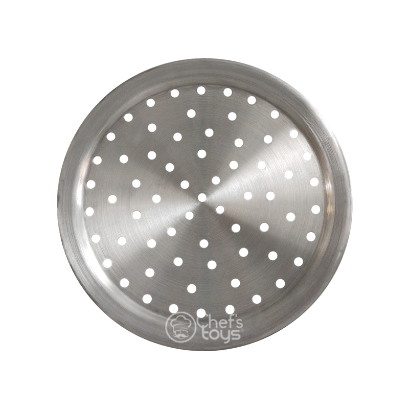BAK PZAP2025 Charola Para Pizza Perforada En Aluminio # 26