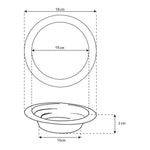 BAK PA7115 Molde pay aluminio #15 Envío por Cobrar Moldes Bak