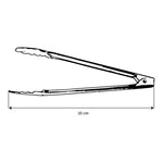 BAK PIAI2630 Pinzas Inoxidable de 30 cms Envío por Cobrar Utensilios Bak