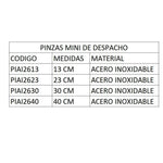 BAK PIAI2630 Pinzas Inoxidable de 30 cms Envío por Cobrar Utensilios Bak