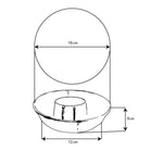 BAK RCAECO16 Molde rosca curvo #16 Envío por Cobrar Utensilios Bak