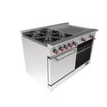 Estufa 4 Quemadores, Horno y Plancha De 2 Pies Drago CG-41PD