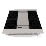 Estufa 4 Quemadores, Horno y Plancha Drago CG-41P