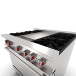 Estufa 4 Quemadores, Horno y Plancha Drago CG-41P