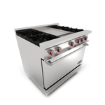 Estufa 4 Quemadores, Horno y Plancha Drago CG-41P