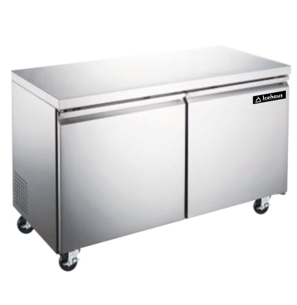Congelador Bajo Barra 2 Puertas 15 Pies Icehaus CBB-2P-SS-02