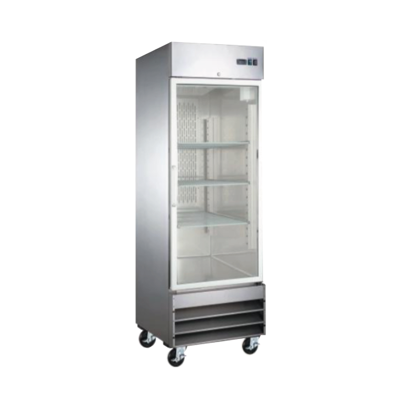 Refrigerador 1 Puerta De Cristal 21 Pies Icehaus RV-1PC-SS-01