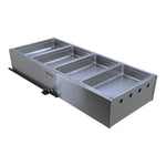 INMEZA Bm4/1-4 Baño María Inoxidable Ligero 4 Enteros 10 cm LP Baño maría / Vaporera / Mesa Caliente - Fria INMEZA