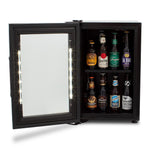 Refrigerador Vertical Negro Cervecero Carbono 1.9 Pies Imbera 1023558 CARBONO