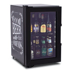 Refrigerador Vertical Negro Cervecero Pizarron 1.9 Pies Imbera 1023558 PIZARRON