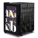 Refrigerador Vertical Negro Cervecero Relax and Beer 1.9 Pies Imbera 1023558 RELAX AND BEER