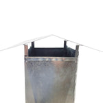 INMEZA DC29 Ducto de 29 x 29 cm con Cachucha Galvanizado Campanas de Extracción INMEZA