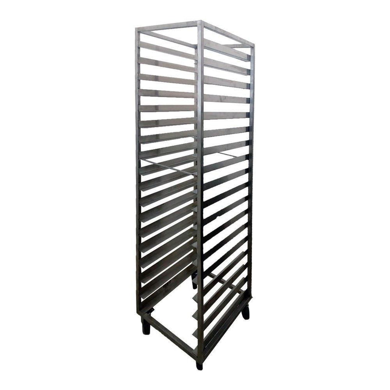 Carro Rack Espiguero Inoxidable 18 Charolas INMEZA FACTORY RCS18I