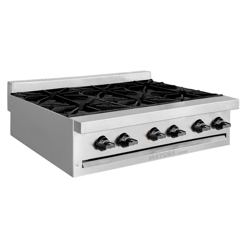 Mayora EM3/3Q Estufa Modular Triple 3 Secciones de Quemadores