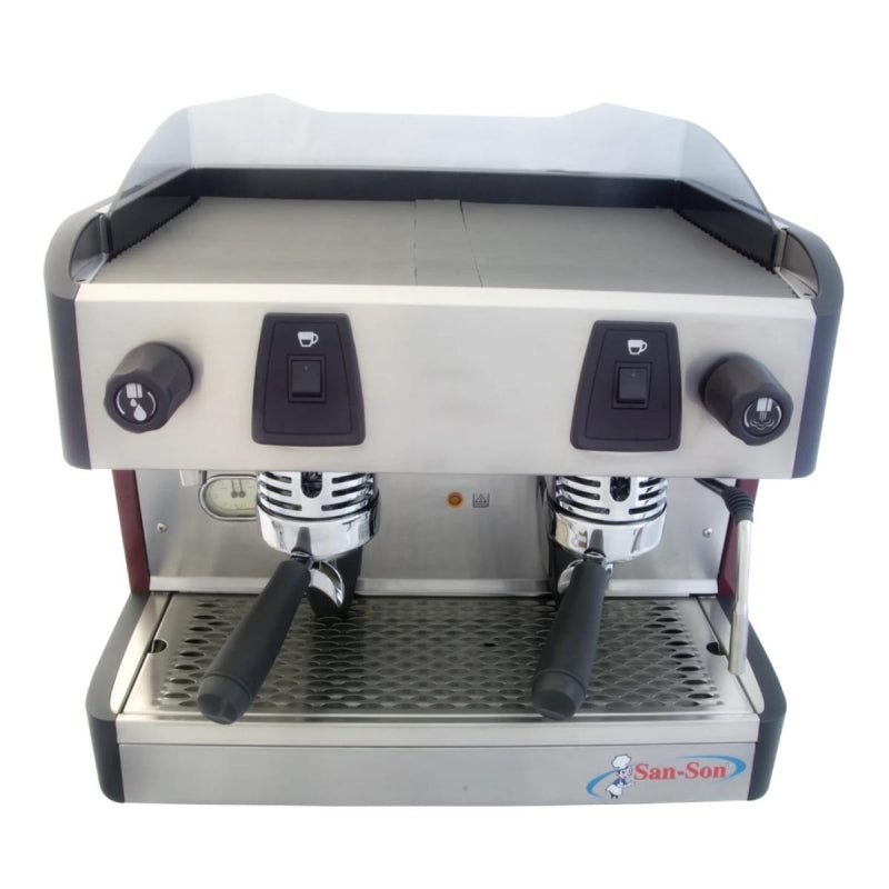 Cafetera Italiana Semiautomatica Compacta 2 Grupos 160 tz/hr San-Son ITALBAR2C