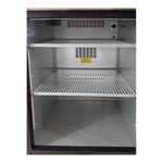 Refrigerador Contrabarra Vinil Negro1 Puerta Cristal 9.6 Pies Asber ABBC-23G HC