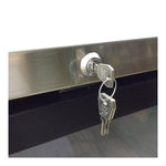 Refrigerador Contrabarra Viinil Negro 2 Puertas Cristal 19 Pies Asber ABBC-58G HC