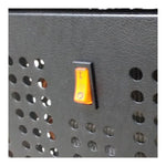 Refrigerador Contrabarra Viinil Negro 2 Puertas Cristal 19 Pies Asber ABBC-58G HC