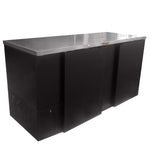 Refrigerador Contrabarra Vinil Negro 2 Puertas 23.3 Pies Asber ABBC-68 HC