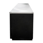 Refrigerador Contrabarra Vinil Negro 3 Puertas 34.4 Pies Asber ABBC-94 HC