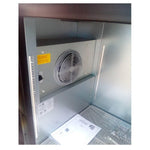 Refrigerador Contrabarra Vinil Negro 3 Puertas 34.4 Pies Asber ABBC-94 HC