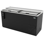 Botellero Refrigerado Vinil Negro 2 Puertas 20.9 Pies Asber ADBC-65 HC