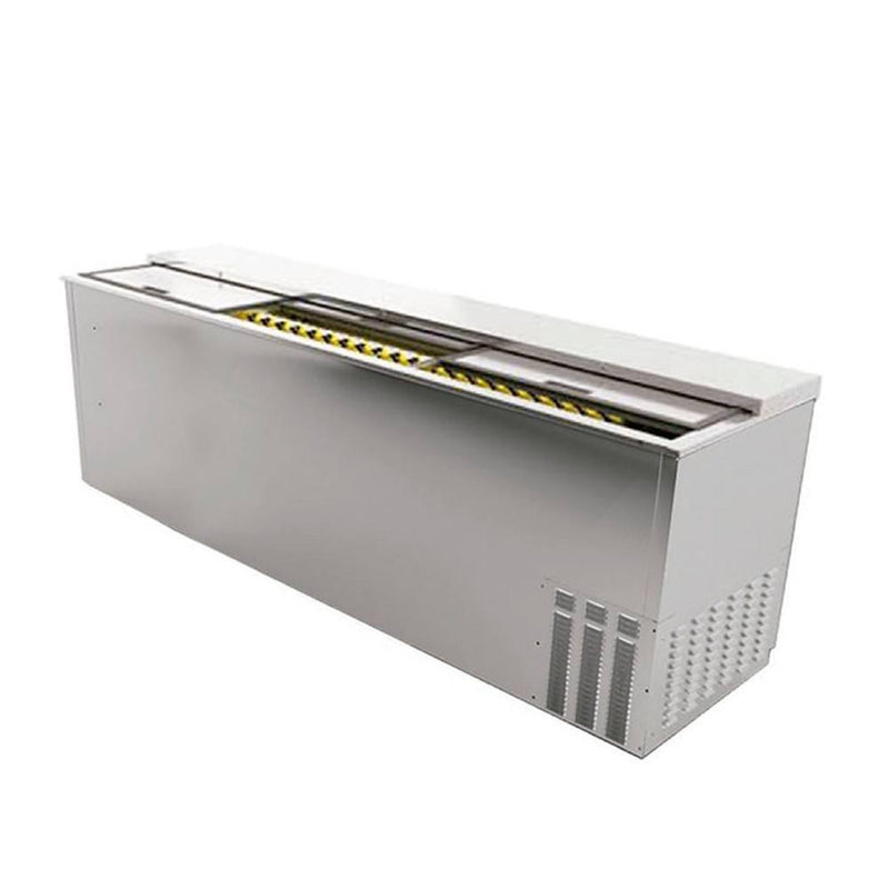 Botellero Refrigerado Acero Inox 3 Puertas 30.1 Pies Asber ADBC-94-S HC