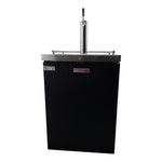 Dispensador Refrigerado de Cerveza Vinil Negro 1 Barril (1/2) 1 Puerta Asber ADDC-23 HC