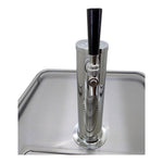 Dispensador Refrigerado de Cerveza Vinil Negro 1 Barril (1/2) 1 Puerta Asber ADDC-23 HC