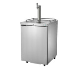 Dispensador Refrigerado de Cerveza Acero Inox 1 Barril (1/2) 1 Puerta Asber ADDC-23-S HC
