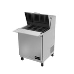 Mesa Refrigerada Para Preparación 1 Puerta Acero Inox 6.9 Pies Asber APTM-27-12 HC