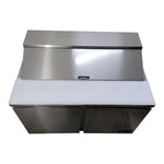 Mesa Refrigerada Para Preparación Ensaladas 2 Puertas Acero Inox 13.3 Pies Asber APTS-48-12 HC