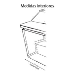 Mesa Refrigerada Para Preparación Ensaladas 2 Puertas Acero Inox 13.3 Pies Asber APTS-48-12 HC