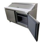 Mesa Refrigerada Para Preparación Ensaladas 2 Puertas Acero Inox 16.8 Pies Asber APTS-60-16 HC