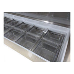 Mesa Refrigerada Para Preparación Ensaladas 2 Puertas Acero Inox 16.8 Pies Asber APTS-60-16 HC