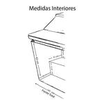Mesa Refrigerada Para Preparación Ensaladas 2 Puertas Acero Inox 16.8 Pies Asber APTS-60-16 HC
