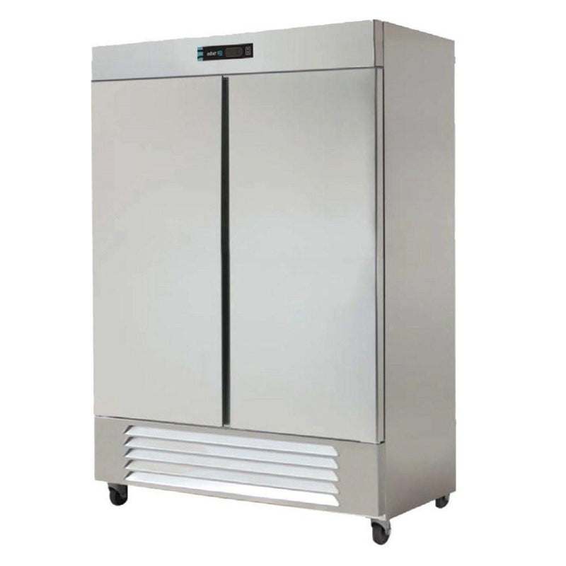 Congelador Vertical 2 Puertas Acero Inox 37 Pies Asber ARF-37 HC