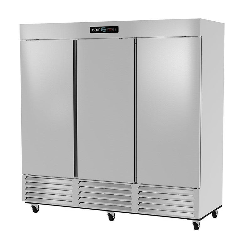 Refrigerador Vertical 3 Puertas Acero Inox 72 Pies Asber ARR-72-H HC