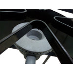 BESTHELG 23454 FOGON DOS QUEMADORES LIGERO ESMALTADO EN NEGRO