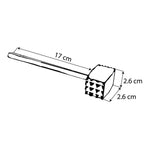 BESTHELG 28296 MARTILLO CHICO ABLANDADOR DE CARNE EN ALUMINIO