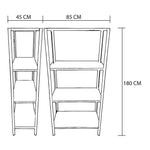 Anaquel Inoxidable 4 Charolas Sólidas INMEZA FACTORY ASI4
