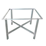 INABAS BM1/1-B base esmaltada plegable para equipo de 1 entero (sin entrepano)