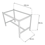 INABAS BM3/1-B BASE ESMALTADA PLEGABLE PARA EQUIPO 3 ENTEROS (SIN ENTREPANO)