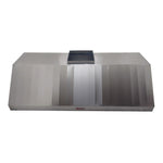 Campana 2 m Acero Inoxidable Piramidal Pared INMEZA FACTORY C-200i