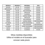 Charola Acero Inoxidable Solida Con Varilla de Refuerzo 45x65 cm Kichen Supply CH-4565IS-VI