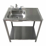 Fregadero ECO 1 Tarja Izquierda Escurridor Derecho INMEZA FACTORY EEF1ED