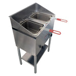 INABAS FREIDOR INOXIDABLE ALTA PRESION 2 CANASTILLAS EEF2